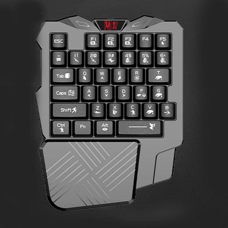 Teclado portátil para jogos